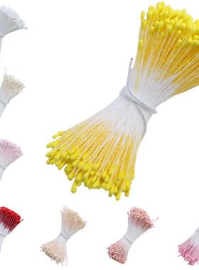 1mm380根手工人造仿真翻糖花蕊芯心牡丹棉线石膏亚光发簪黏土丝网