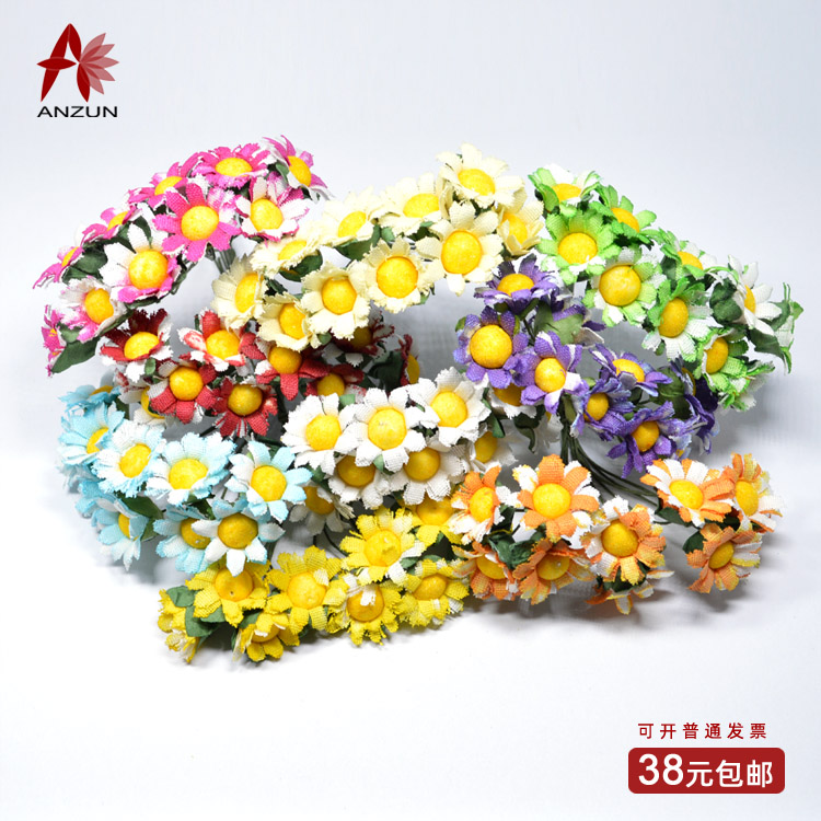 diy10支花环手工泡沫芯雏菊
