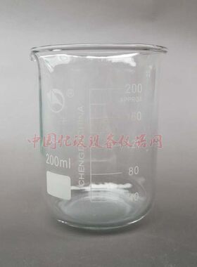 蜀牛正品200ml低型烧杯高硼硅耐高温加厚刻度玻璃杯 果汁饮料量杯