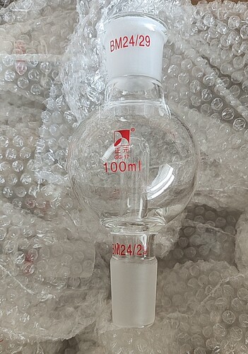 【防溅球 24*2】直形防溅球 旋转蒸发仪 24转24缓冲 上口24下塞24
