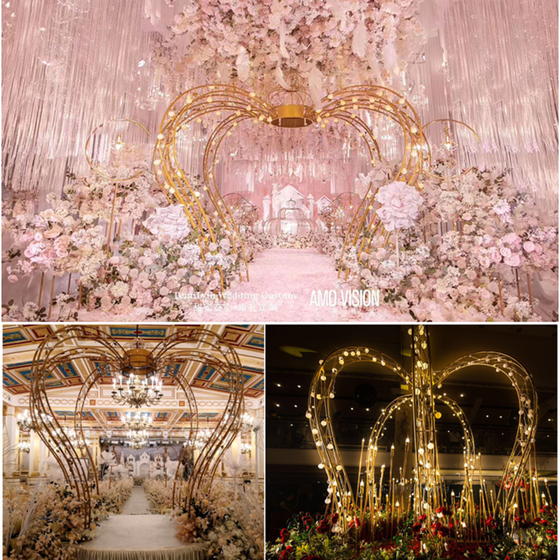 婚庆道具新款皇冠亭婚礼舞台布置喜亭背景装饰公主亭交接区幸福亭