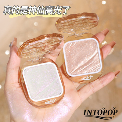 INTOPOP水光微漾光粉自然修容珠光爆闪卧蚕眼影面部遮瑕提亮光粉