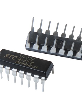 全新原装 STC11F02E-35I-DIP16 单片机STC11F02E-35I-DIP16 直插