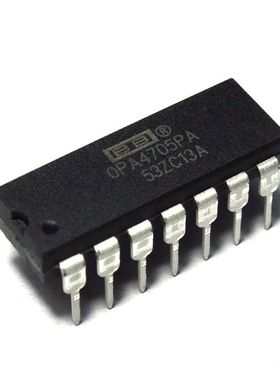 OPA4705PA 直插 DIP14  CMOS轨到轨输入/输出运算放大器 全新原装