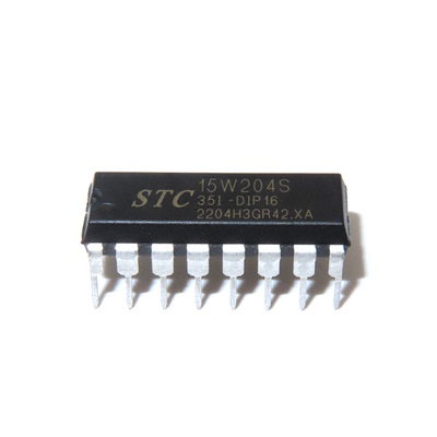 全新原装宏晶 STC15W204S-35I-DIP16 直插单片机MCU芯片TC15W204S