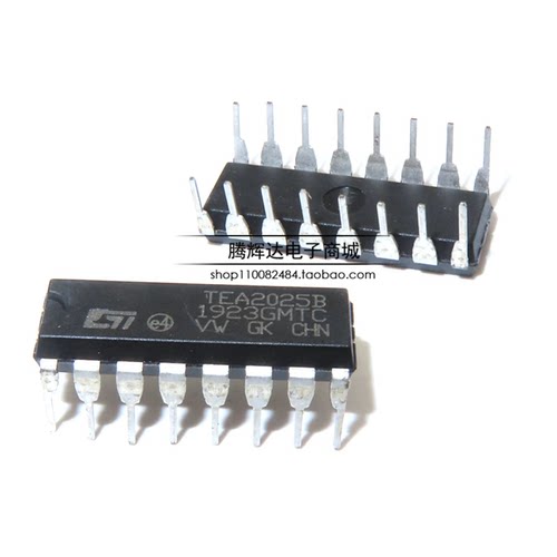 全新国产直插 TEA2025 TEA2025B 双通道音频功放电路芯片IC DIP16