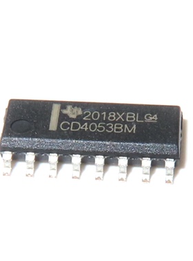 全新国产 CD4053 HEF/HCF 三组二路模拟开关CD4053BM 贴片SOP-16