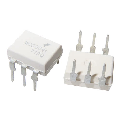 散新 MOC3041 直插DIP-6 双向可控硅驱动器光电耦合器光隔离