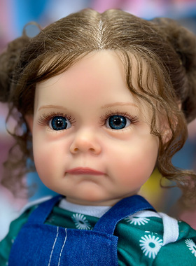 55cm babydoll重生娃娃Reborn Maggie仿真婴儿洋娃娃陪伴玩偶水洗
