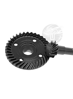 HR Traxxas TRX-4 钢螺旋伞齿前后桥通用 35/10 慢齿比#TRXF9510