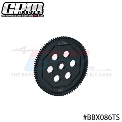 TAMIYA 1/10 BBX BB-01 中碳钢制主齿 86T齿轮 替51714#BBX086TS