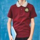 伊顿同款 16T102 T恤POLO衫 夏季 中学生校服男童英伦学院枣红色短袖