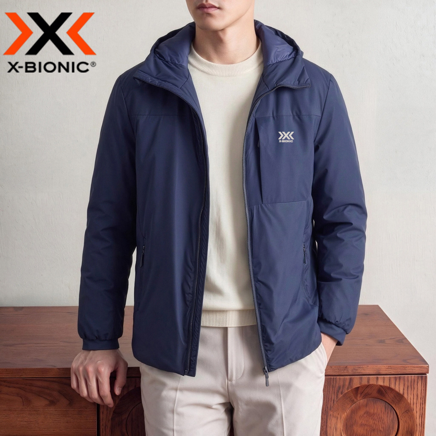 X-BIONIC 城市商务连帽运动羽绒服