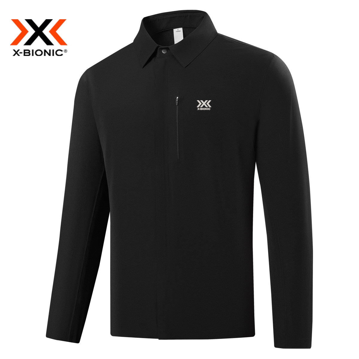 XBIONIC 通勤衬衫男秋款商务休闲全压胶长袖上衣轻薄翻领夹克外套图片