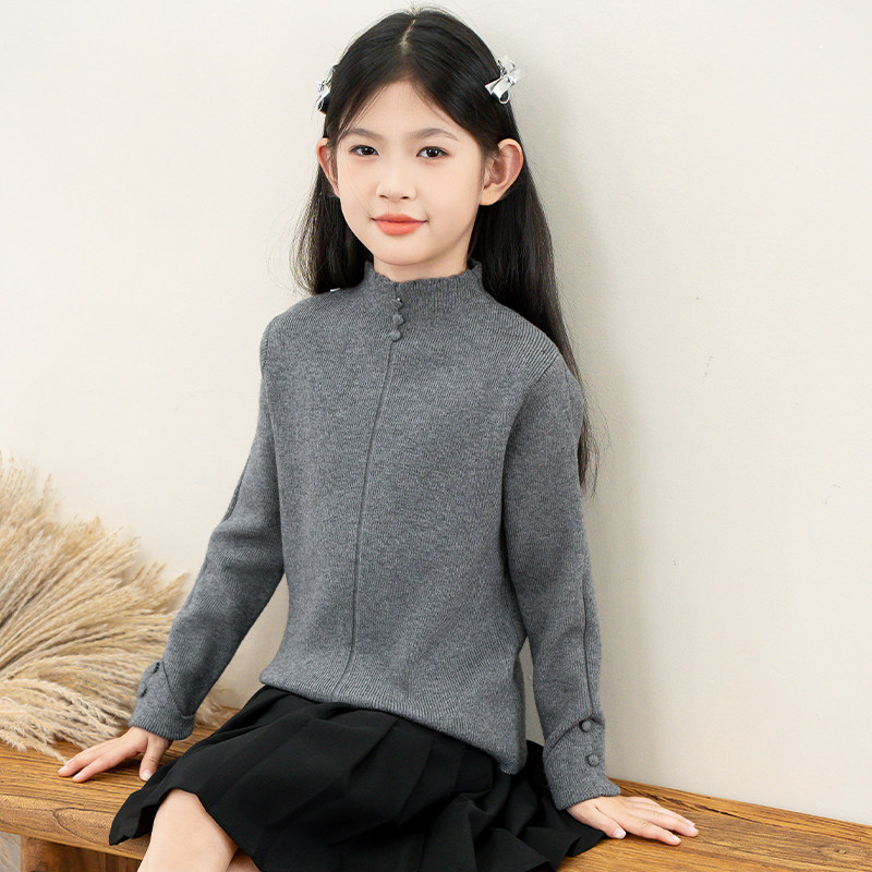 女童毛衣打底针织衫2025新款秋冬洋气儿童中大童厚款内搭长袖上衣,童装/婴儿装/亲子装,毛衣/针织衫,淘宝优惠券,粉丝福利购,淘宝优惠卷