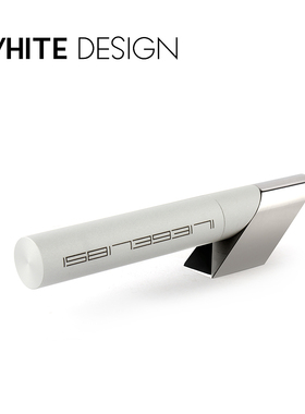 White Design 铝合金停车牌汽车号码牌挪车电话旋转创意平衡设计