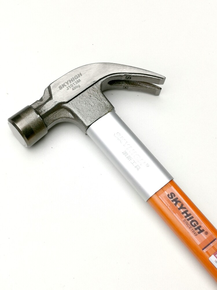 锤子工具 奥新美式羊角锤特钢高碳钢纤维柄带磁榔头木工澳新钉锤