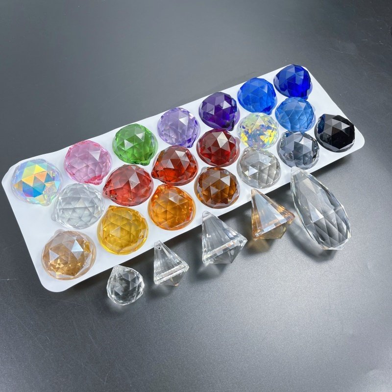 水晶灯具配件圆形灯饰球钻石球玉米橄榄彩色门帘吊坠婚庆装饰定制,家装灯饰光源,灯具配件,淘宝优惠券,粉丝福利购,淘宝优惠卷