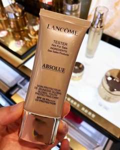 Lacome兰蔻菁纯防晒50ml 臻颜高倍隔离霜spf50+长效保湿防晒乳UV