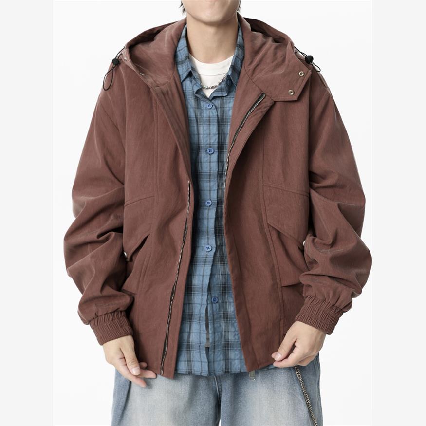 大码男款春秋季外套男生户外防风秋装衣服加肥加大青少年休闲夹克