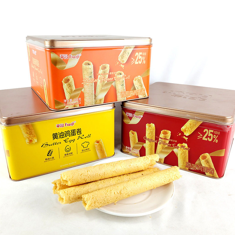 平治原味鸡蛋卷黄油香葱蛋卷酥