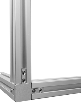 欧标20203030/4040直角三维连接件隐藏式三维三通铝型材