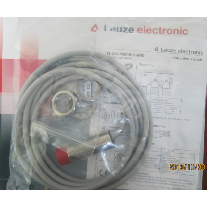 现货劳易测接近开关IS 218MM/4N0-8NO IS 218MM/4NO-8N0 50109696