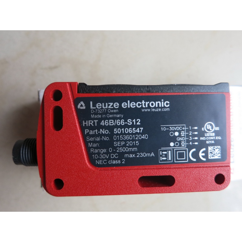 原装LEUZE劳易测光电开关传感器HRT 46B/66-S12