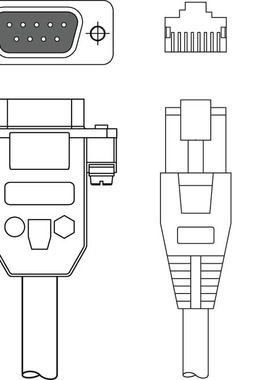 原装正品 leuze劳易测 KB RS232-2 HS 65x8  连接电缆 50120434