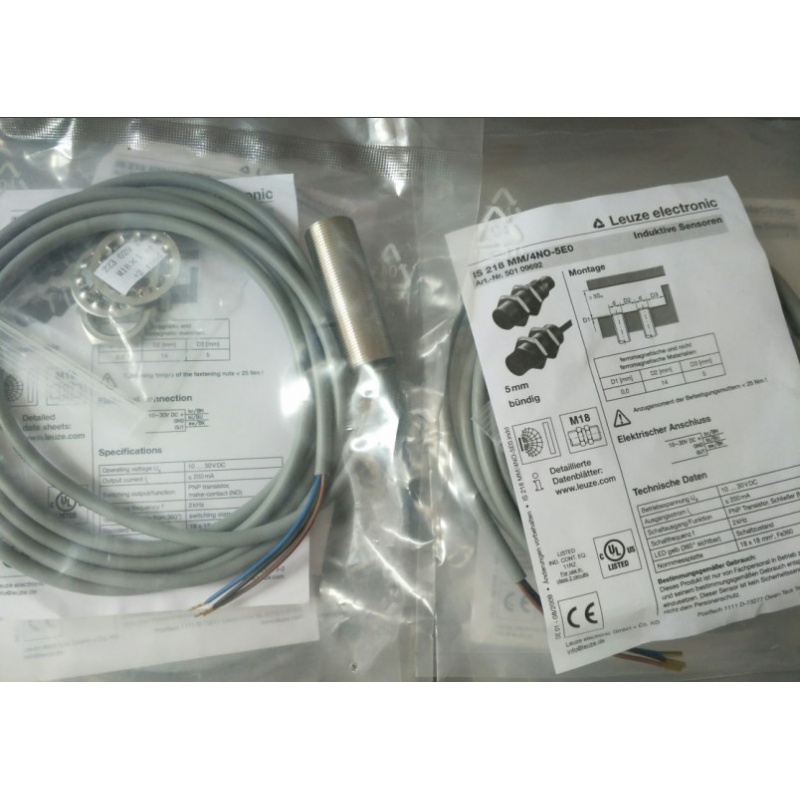 原装LEUZE劳易测接近开关 IS 218MM/4NO-5E0