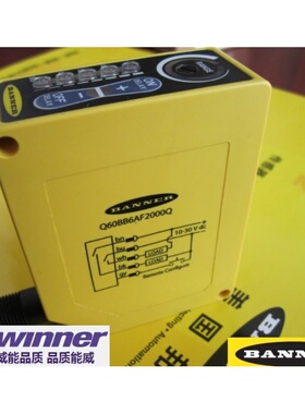 美国BANNER邦纳 Q60BB6AF2000Q 光电传感器 长距离背景屏蔽