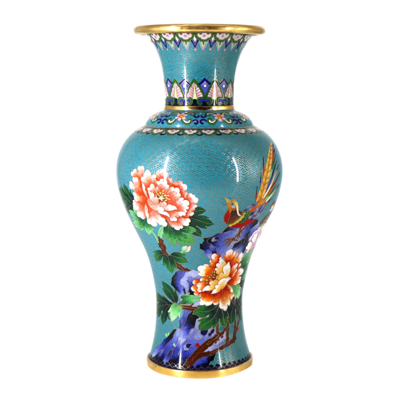 北京景泰蓝花瓶锦绣中华外事礼品