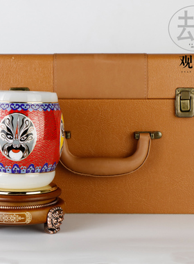 景泰蓝京剧脸谱手工掐丝特色礼品