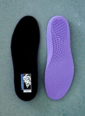 Vans Pro 万斯原装鞋垫 增高足弓支撑缓震运动滑板黑色鞋垫