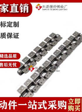 工业双节距输送内外弯板链条C212AC2062C216AC2082C220AL单孔双孔