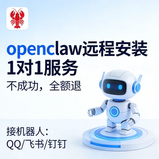 大龙虾Openclaw安装部署服务 飞书对接1对1本地部署搭建 远程部署