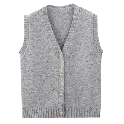 儿童马甲100纯羊毛针织背心坎肩