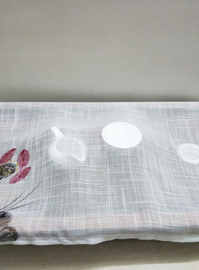 茶盘纱巾茶具装饰部茶杯盘盖布长方形破壁机笔记本风扇防尘纱巾