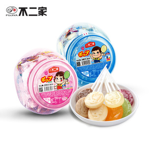 正品 60支综合水果味牛奶乳酸菌味糖果零食 不二家棒棒糖375g罐装