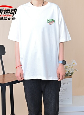 Converse匡威夏季新款男子休闲宽松短袖圆领T恤上衣MCJ751-W2Y