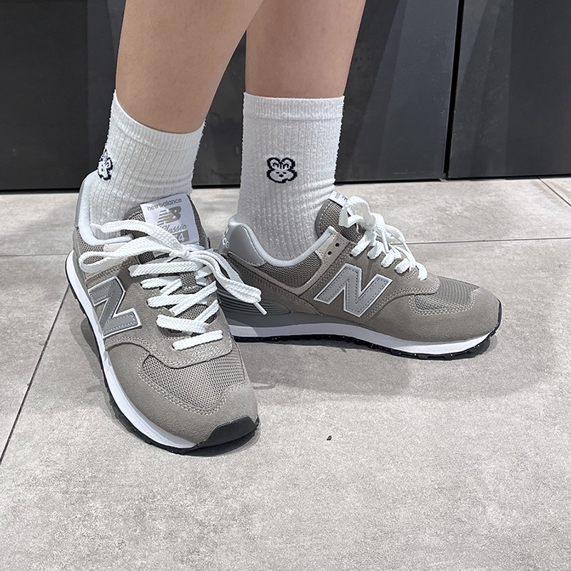 NEW BALANCE NB男女情侣复古舒适灰色IU同款运动休闲鞋子ML574EVG