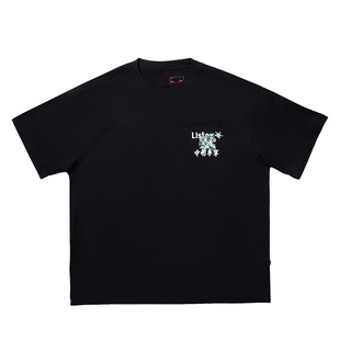 AHSV645 李宁LiNing新款 圆领运动T恤衫 文化衫 男宽松休闲简约短袖