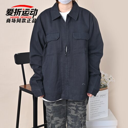 VANS范斯男潮流翻领夹克牛仔外套