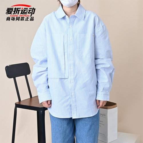 Converse匡威男女翻领长袖衬衣
