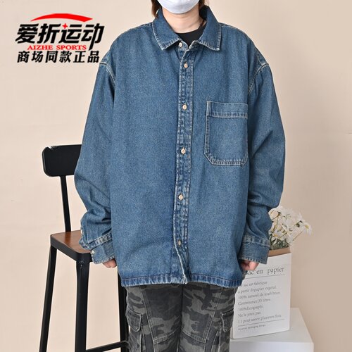 VANS范斯男子牛仔长袖衬衫外套
