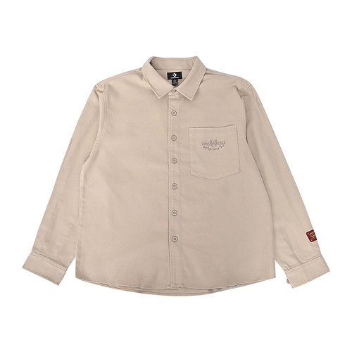 匡威Converse男女绣花长袖衬衫