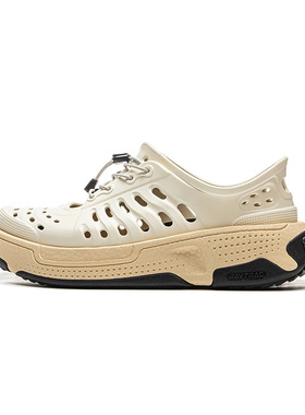 李宁LiNing新款男女时尚凉拖鞋洞洞鞋低帮潮流运动拖鞋AZSV017-2