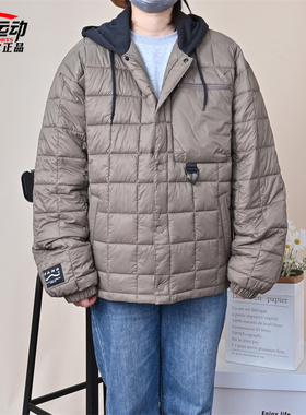 VANS范斯新款男子连帽拼色棉服夹克运动休闲宽松外套VN000QTG1NU