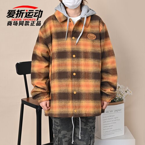 VANS范斯男子休闲夹克格子外套