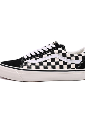 VANS范斯新款LX Old Skool男女棋盘格低帮休闲板鞋子VN000E9MBPS